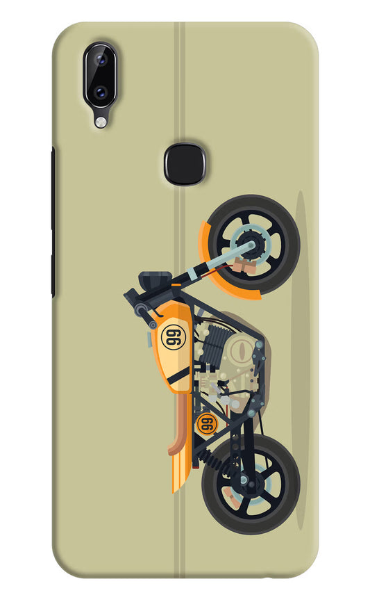 Vertical Speedster Vivo Y83 Pro Hard Case Back Cover by Casekaro