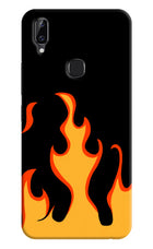 Fired Up – Black Vivo Y83 Pro Hard Case Back Cover by Casekaro
