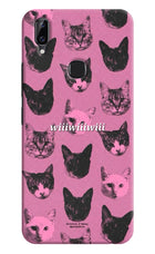 Pink Cats Vivo Y83 Pro Hard Case Back Cover by Casekaro