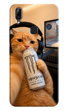 Gamer Cat Energy Vivo Y83 Pro Hard Case Back Cover by Casekaro