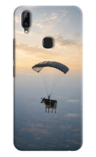 Skydiving Cow Vivo Y83 Pro Hard Case Back Cover by Casekaro