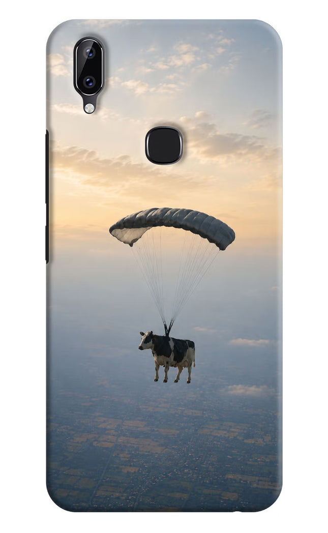 Skydiving Cow Vivo Y83 Pro Hard Case Back Cover by Casekaro