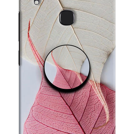 White Pink Leaf Vivo Y83 Pro Pop Case by Casekaro