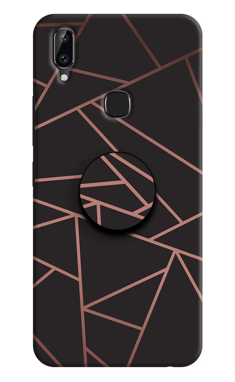Geometric Pattern Vivo Y83 Pro Pop Case, Hard case