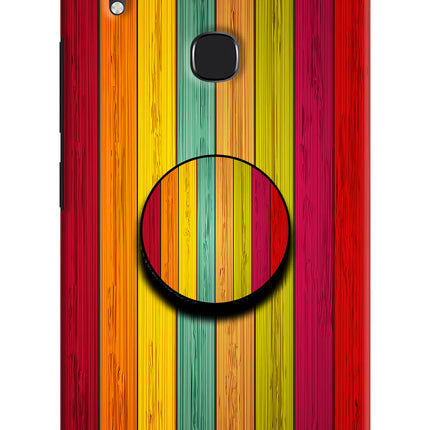 Multicolor Wooden Vivo Y83 Pro Pop Case by Casekaro
