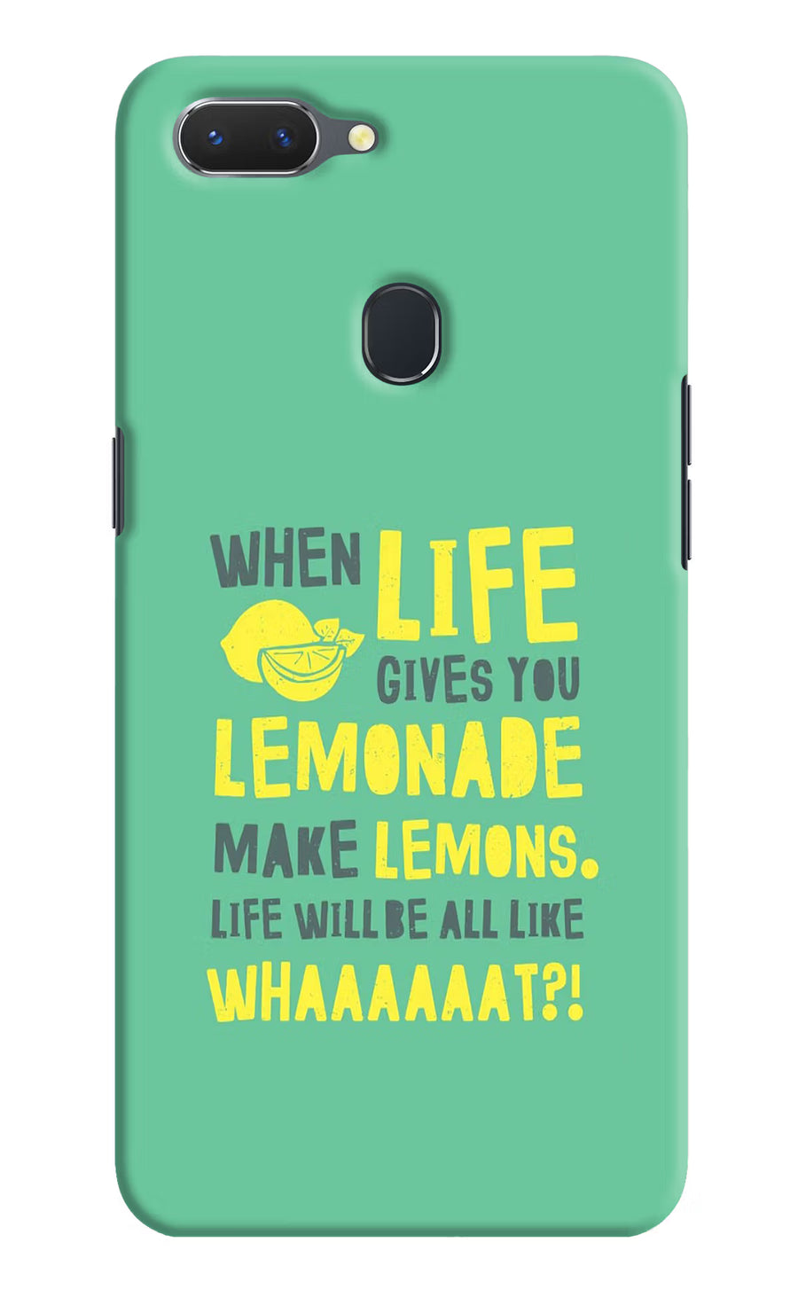 Quote Realme 2 Back Cover, Hard case
