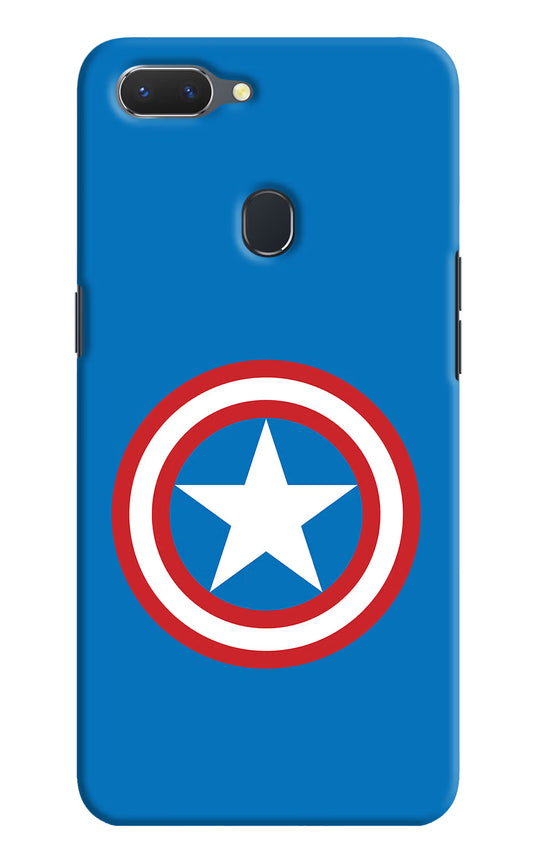 Captain America Logo Realme 2 Hard Case Back Cover by Casekaro