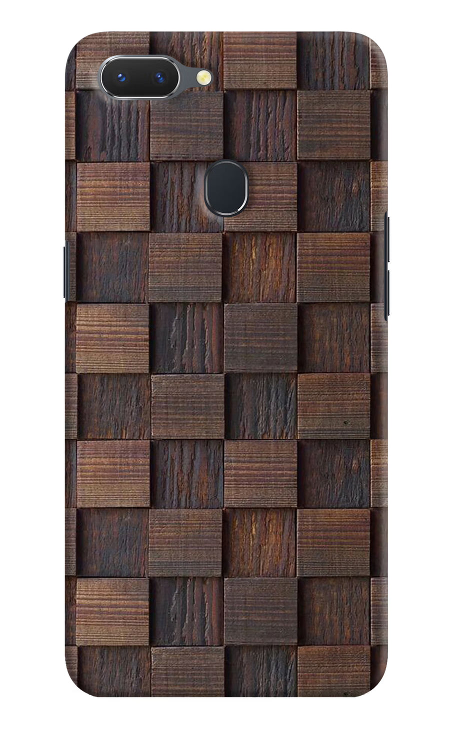 Wooden Cube Design Realme 2 Back Cover, Hard case