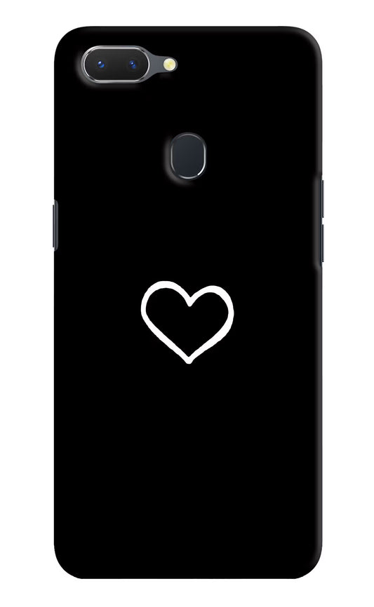 Heart Realme 2 Hard Case Back Cover by Casekaro