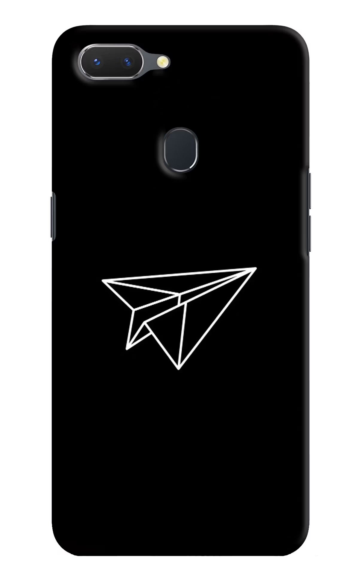 Paper Plane White Realme 2 Hard Case Back Cover by Casekaro