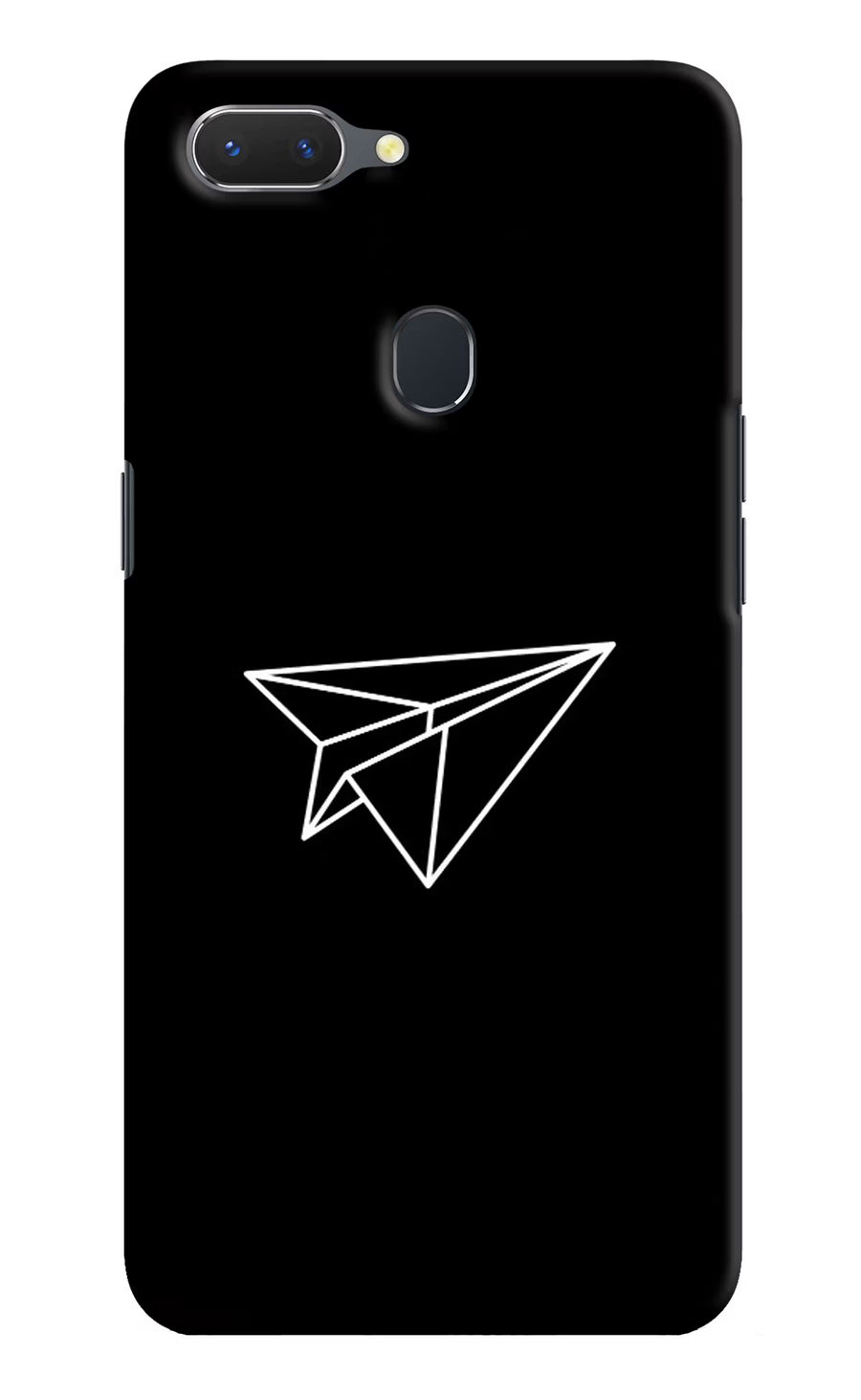 Paper Plane White Realme 2 Back Cover, Hard case