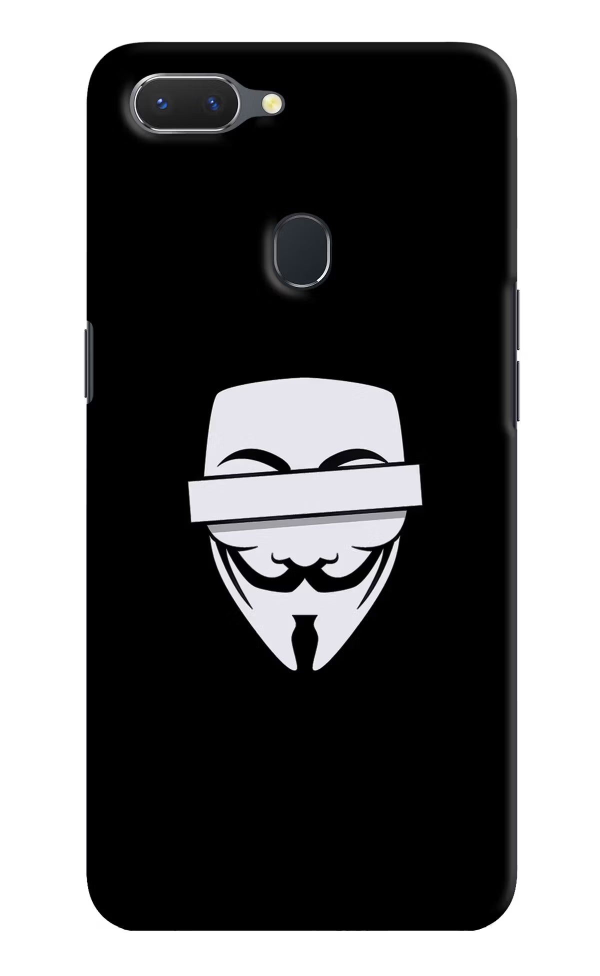 Anonymous Face Realme 2 Hard Case Back Cover by Casekaro