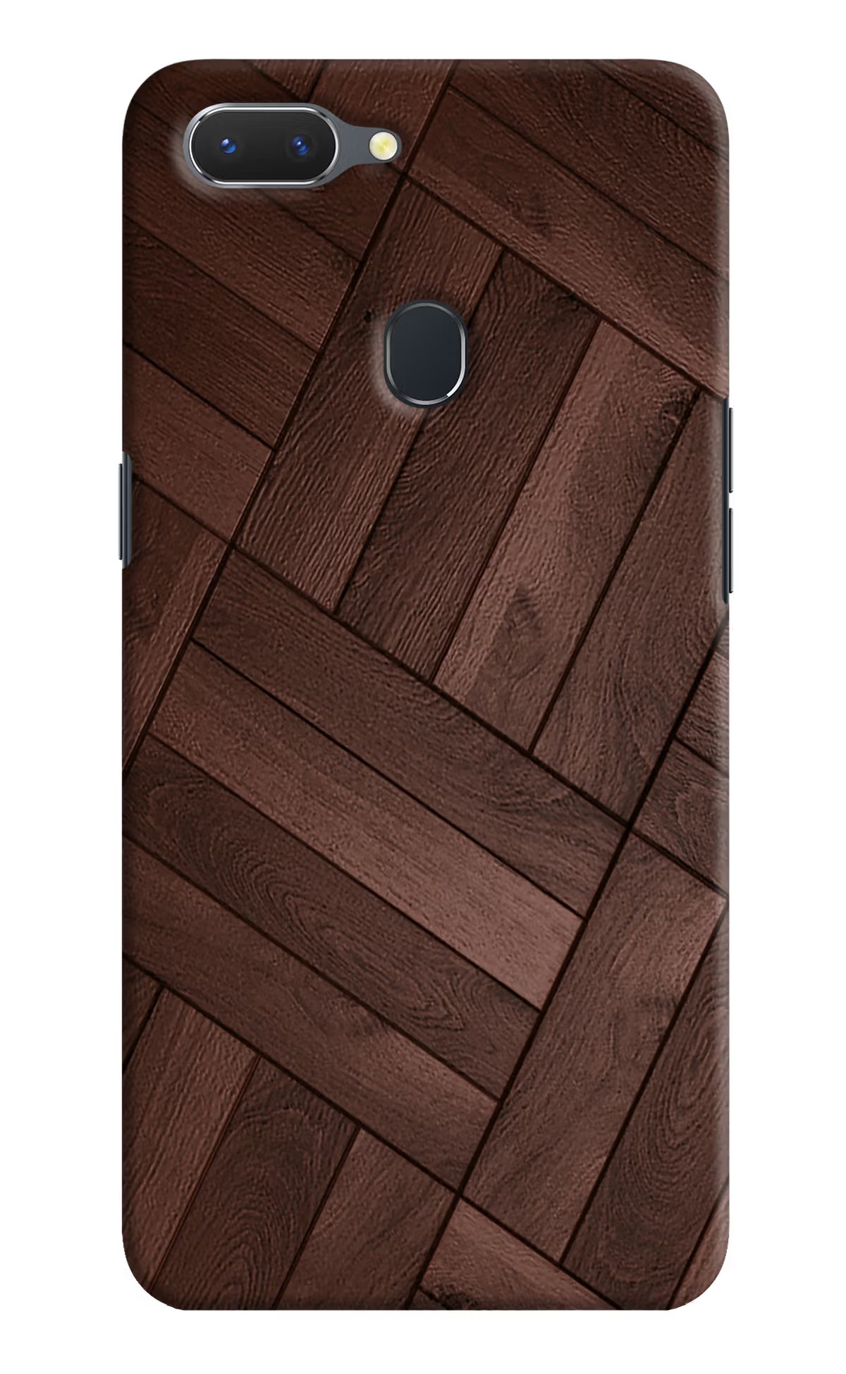 Wooden Texture Design Realme 2 Hard Case Back Cover by Casekaro