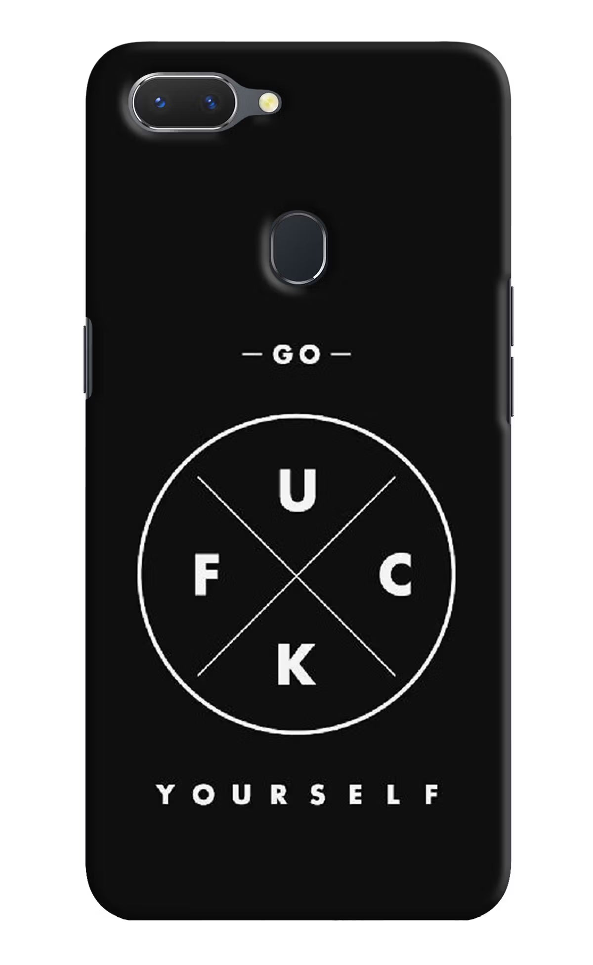 Go Fuck Yourself Realme 2 Hard Case Back Cover by Casekaro