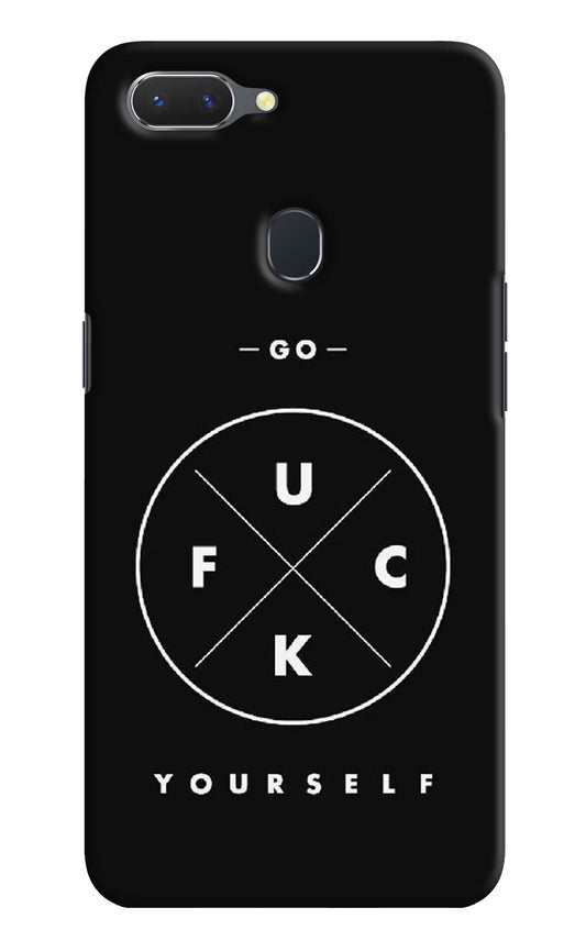 Go Fuck Yourself Realme 2 Hard Case Back Cover by Casekaro