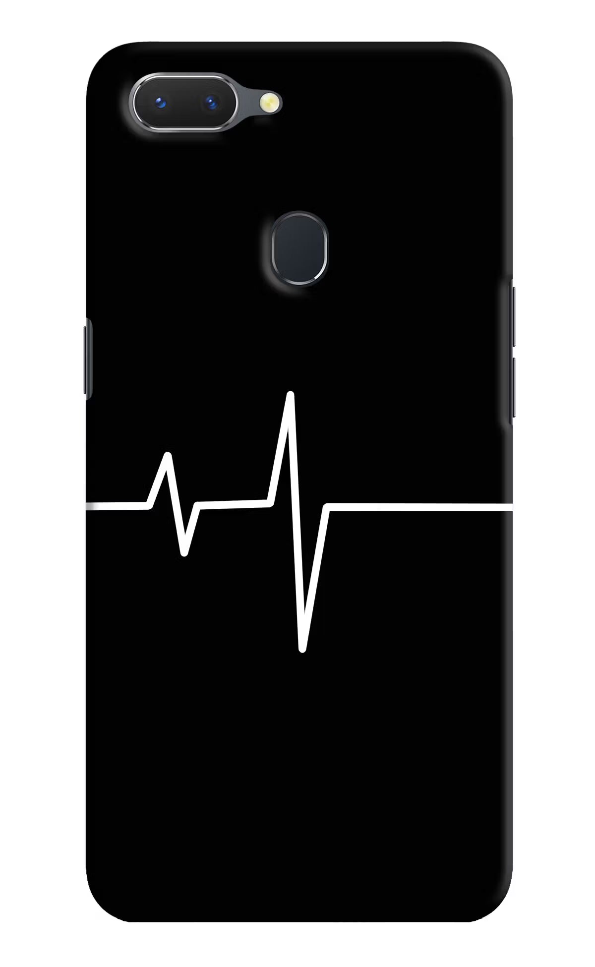 Heart Beats Realme 2 Hard Case Back Cover by Casekaro