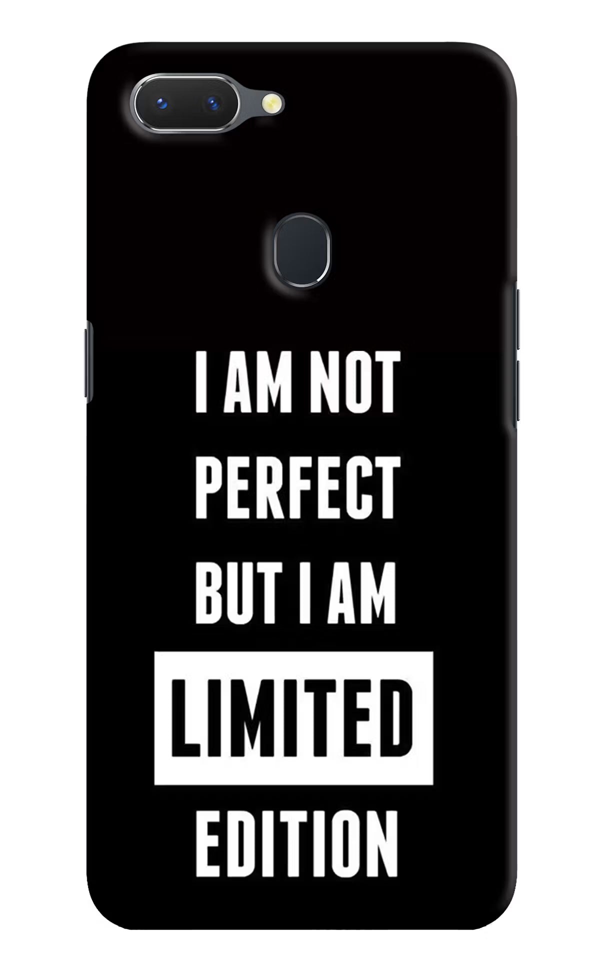 I Am Not Perfect But I Am Limited Edition Realme 2 Hard Case Back Cover by Casekaro