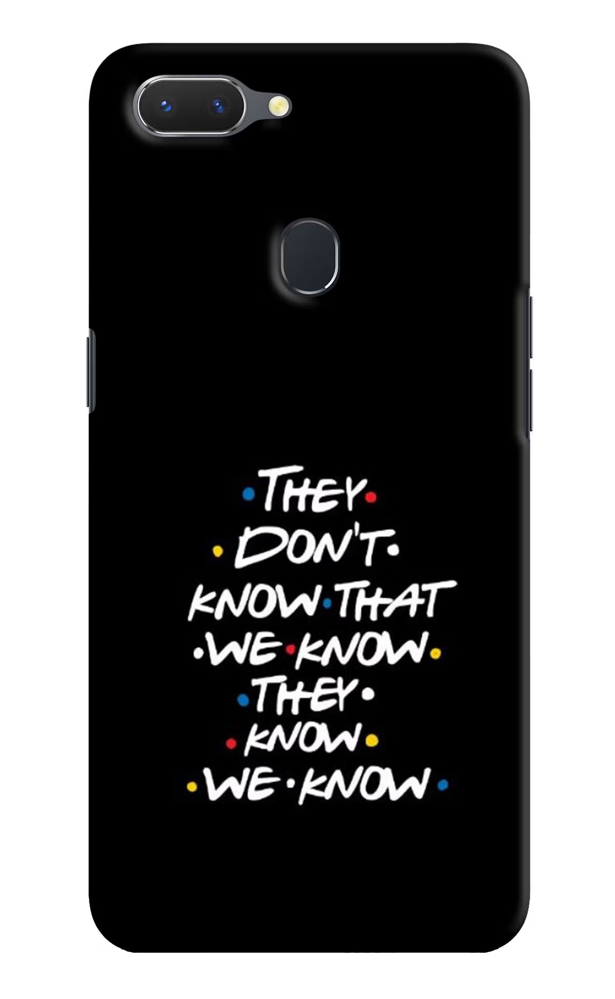 FRIENDS Dialogue Realme 2 Hard Case Back Cover by Casekaro