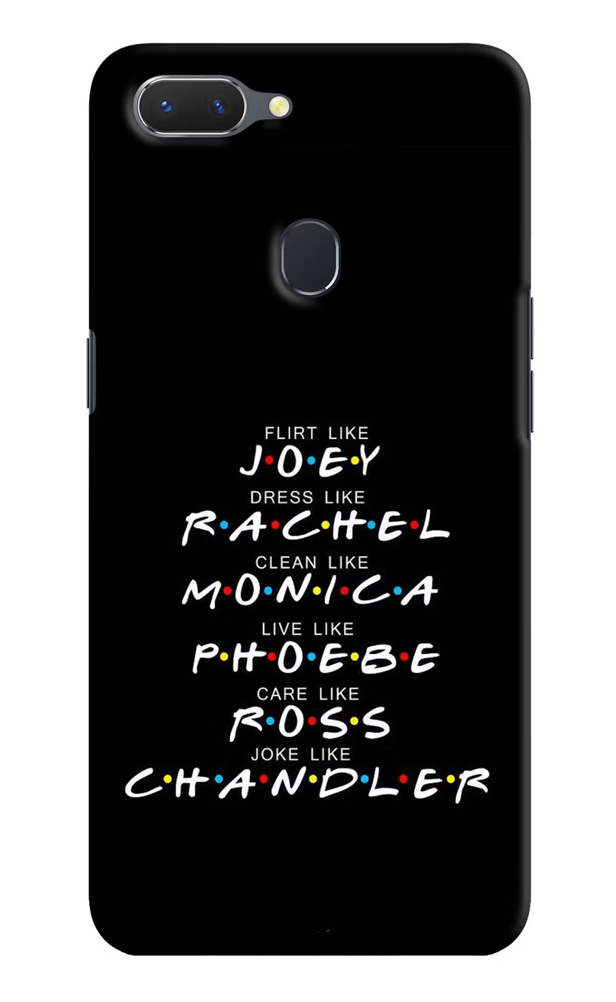 FRIENDS Character Realme 2 Back Cover, Hard case
