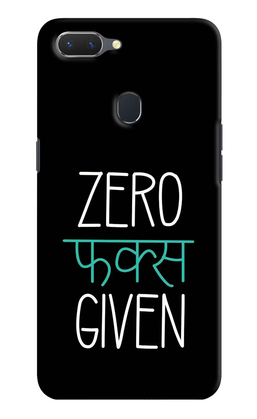 Zero Fucks Given Realme 2 Back Cover, Hard case