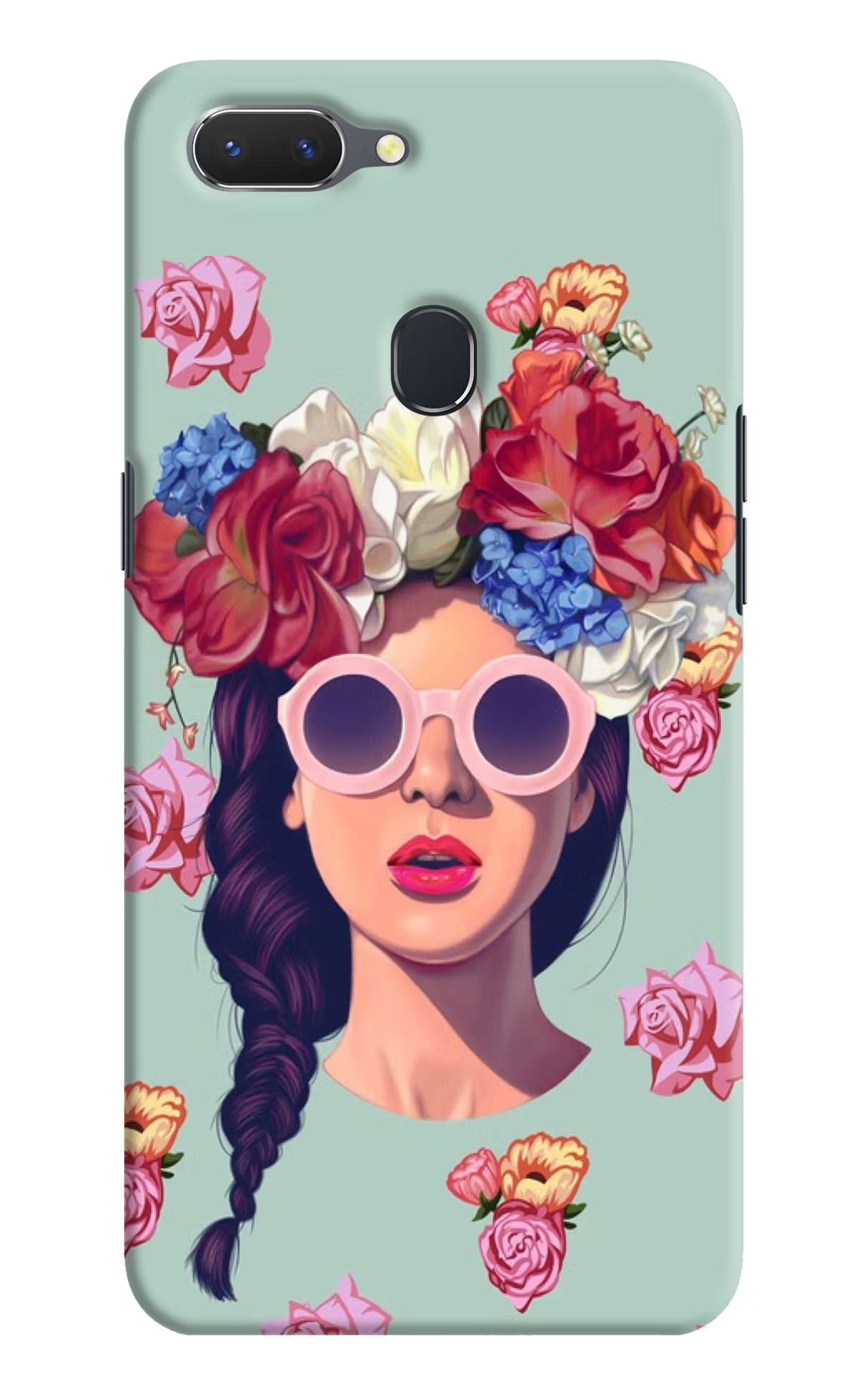 Pretty Girl Realme 2 Hard Case Back Cover by Casekaro