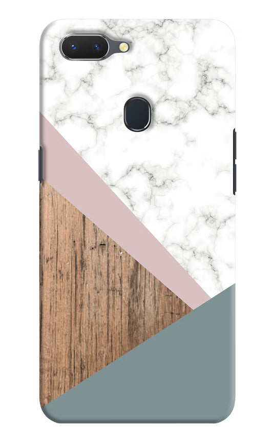 Marble wood Abstract Realme 2 Hard Case Back Cover by Casekaro
