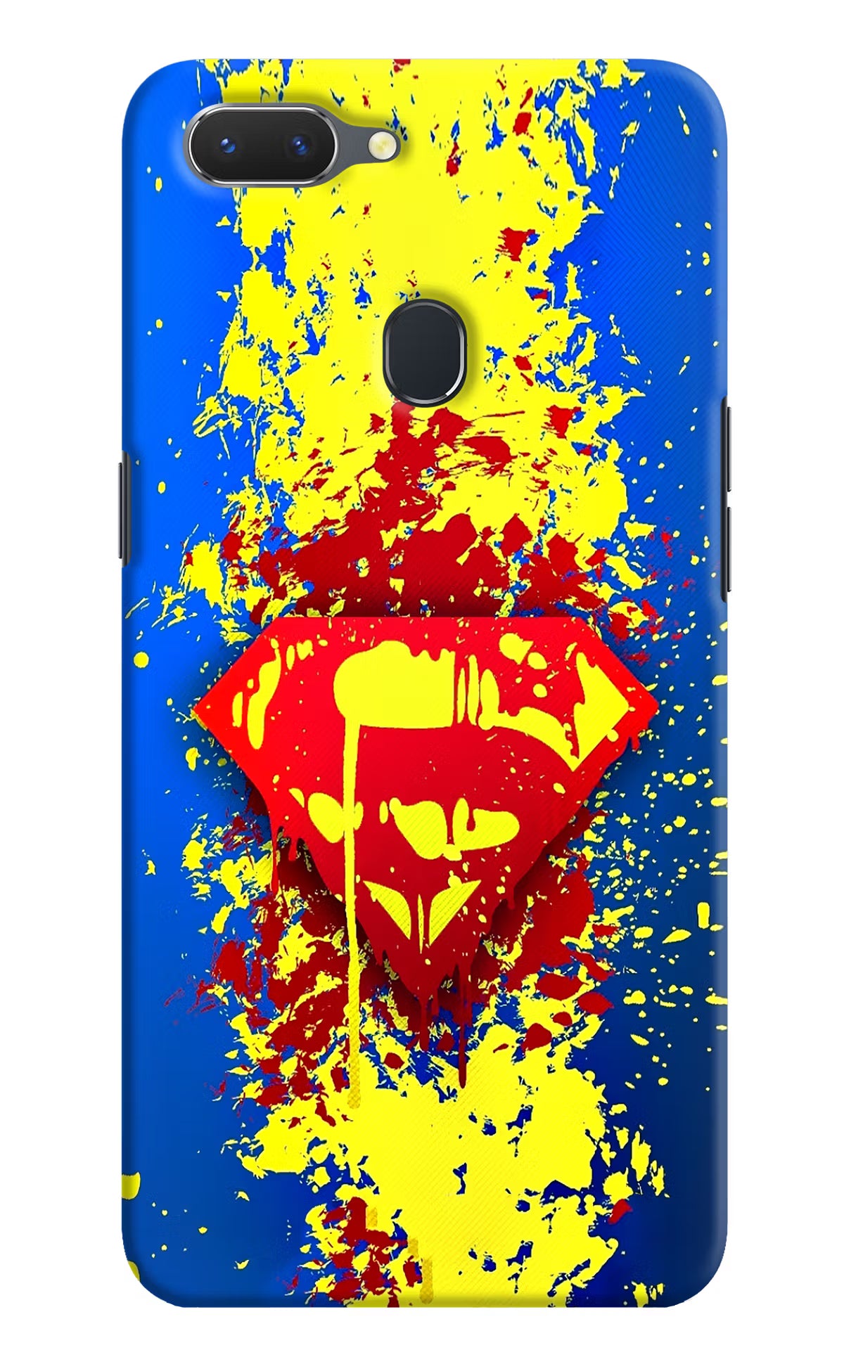 Superman logo Realme 2 Hard Case Back Cover by Casekaro