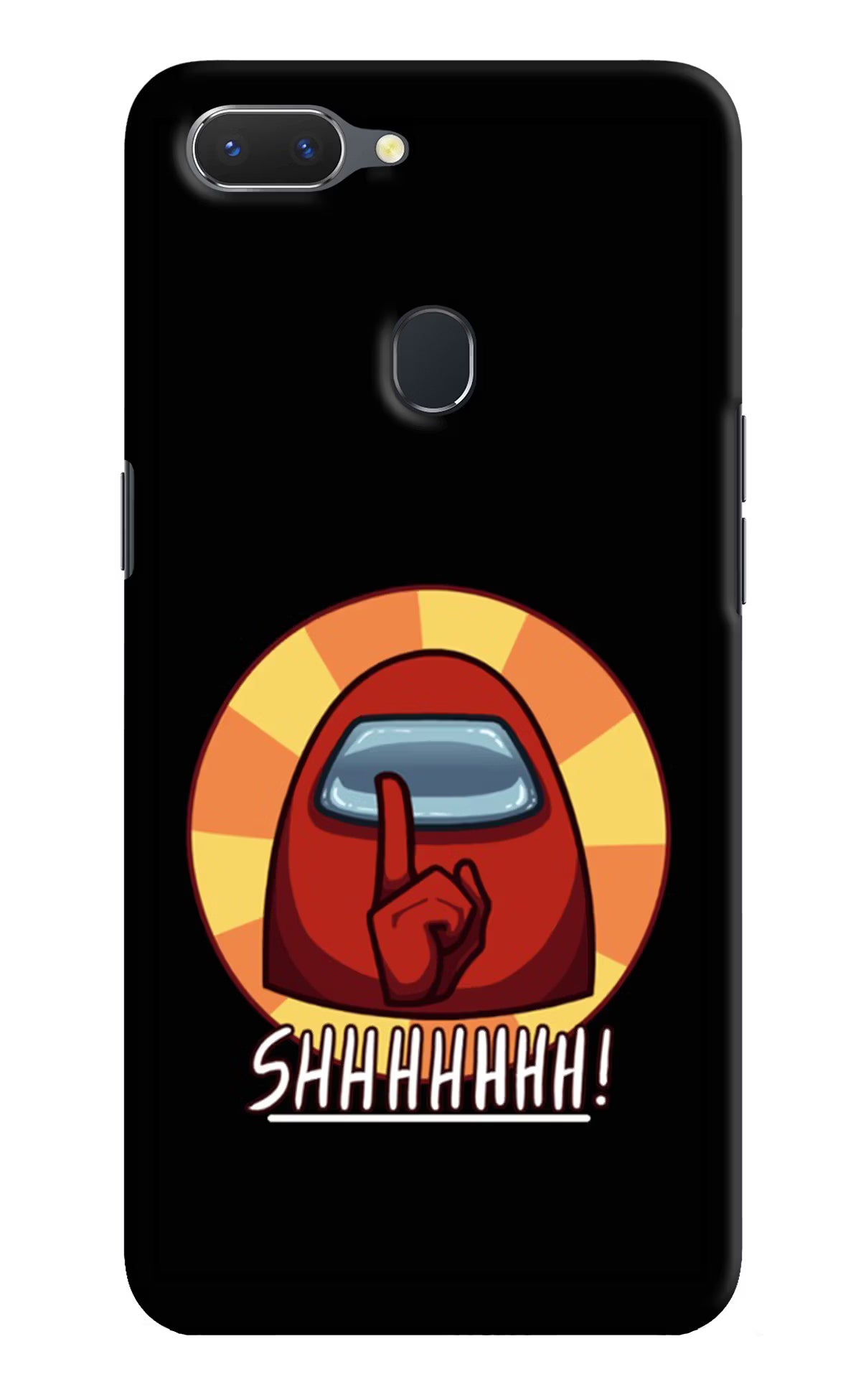 Among Us Shhh! Realme 2 Hard Case Back Cover by Casekaro