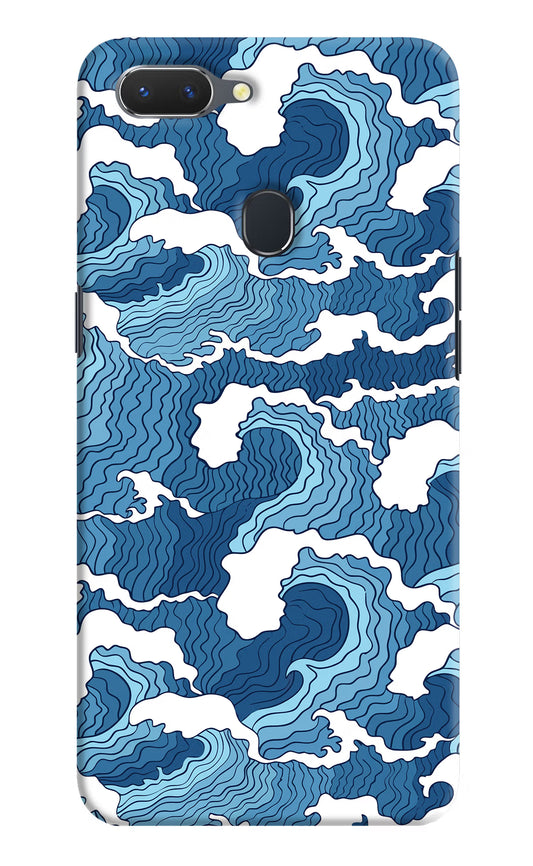 Blue Waves Realme 2 Hard Case Back Cover by Casekaro