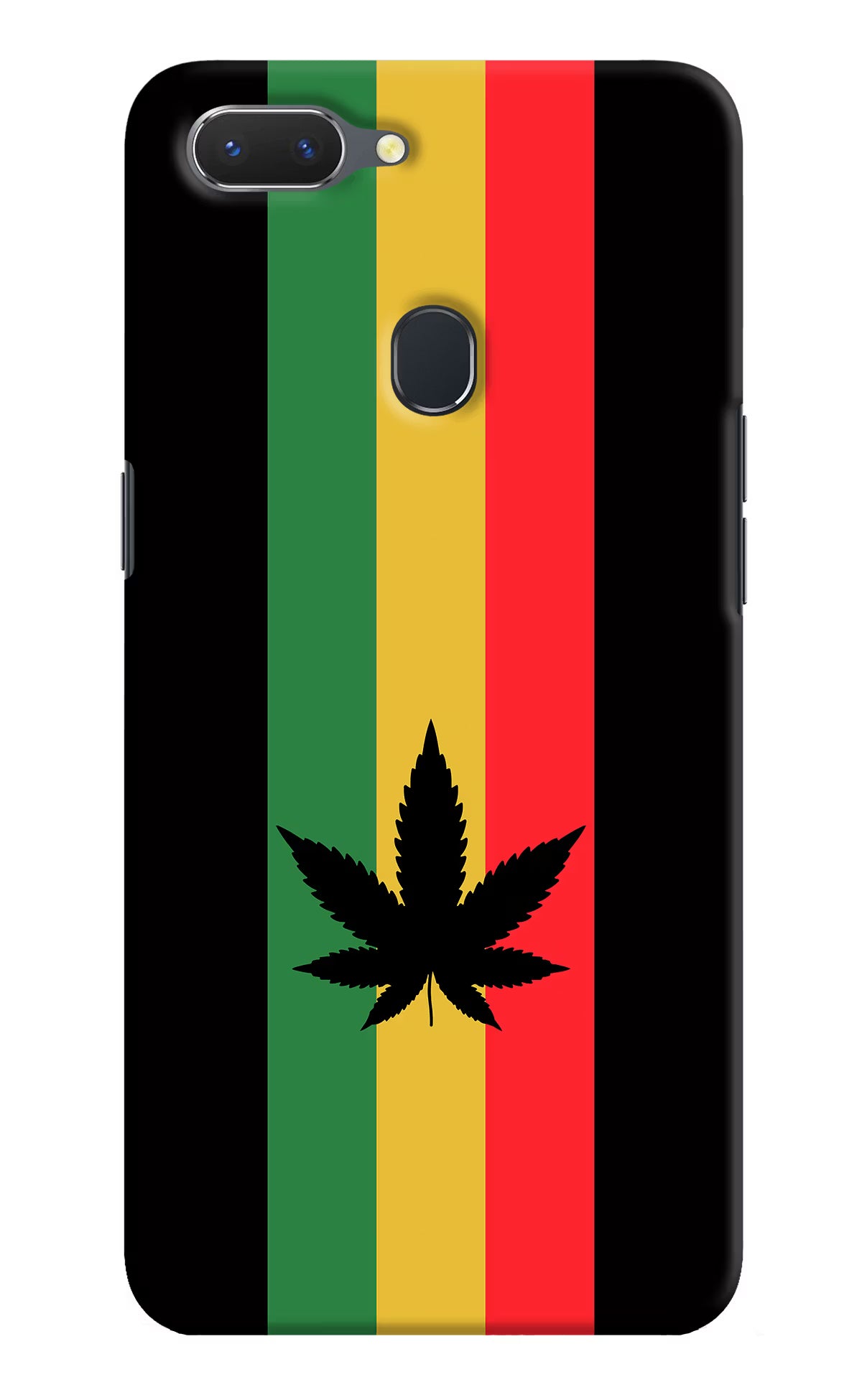 Weed Flag Realme 2 Hard Case Back Cover by Casekaro
