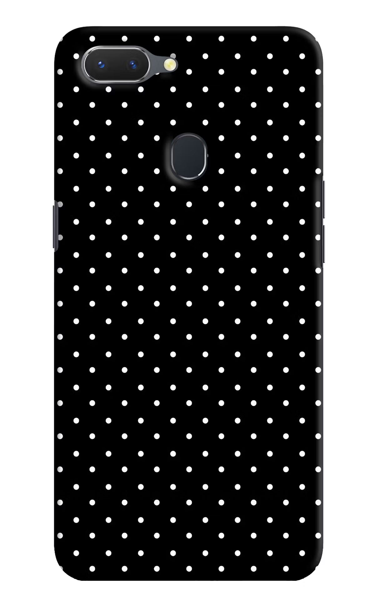 White Dots Realme 2 Hard Case Back Cover by Casekaro