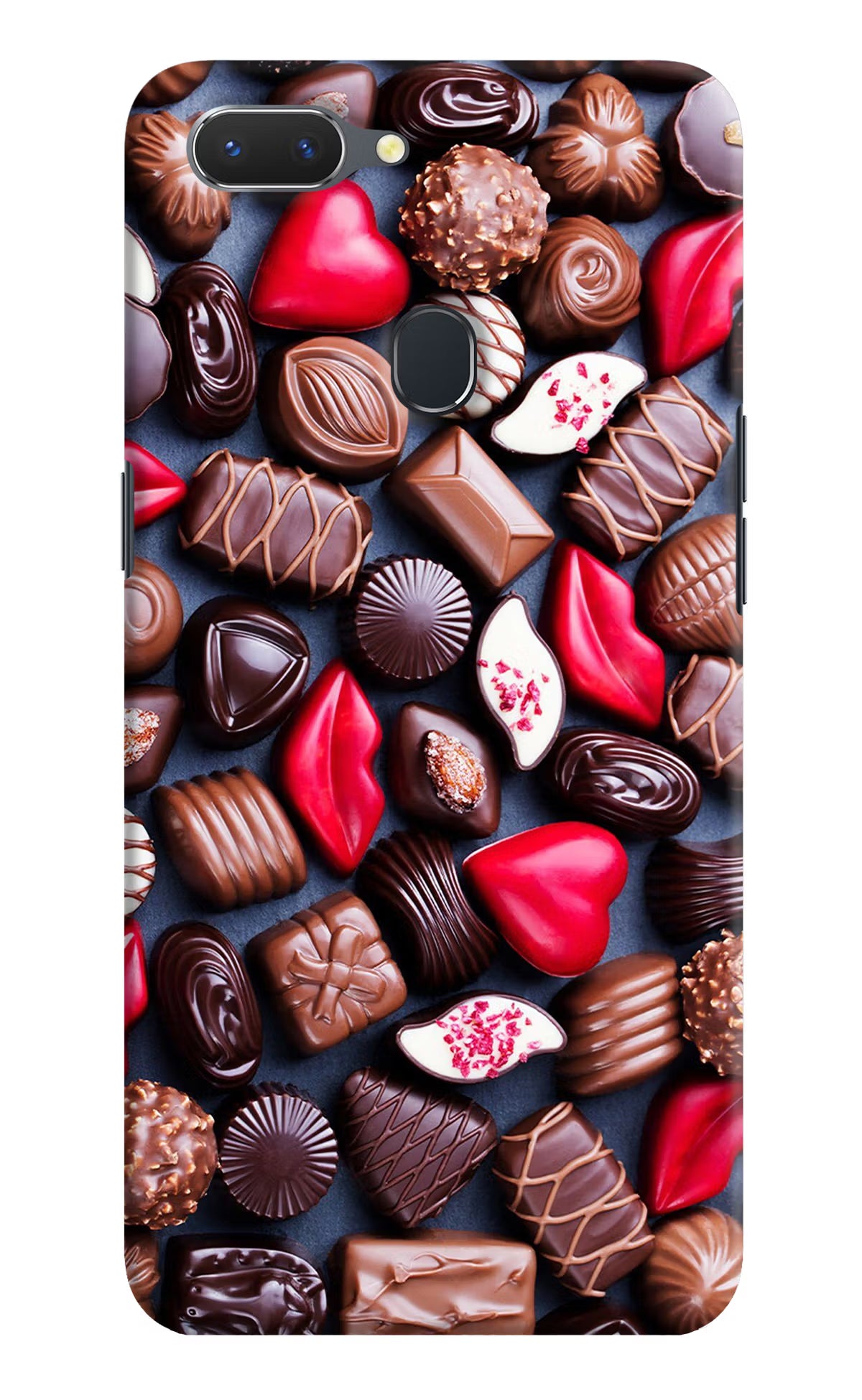 Chocolates Realme 2 Hard Case Back Cover by Casekaro