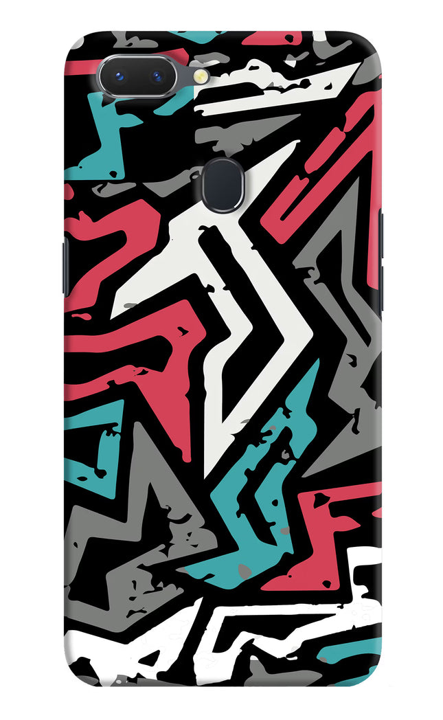Geometric Graffiti Realme 2 Hard Case Back Cover by Casekaro