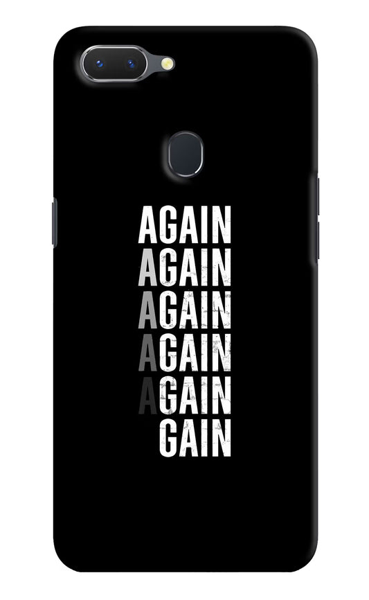 Again Again Gain Realme 2 Hard Case Back Cover by Casekaro