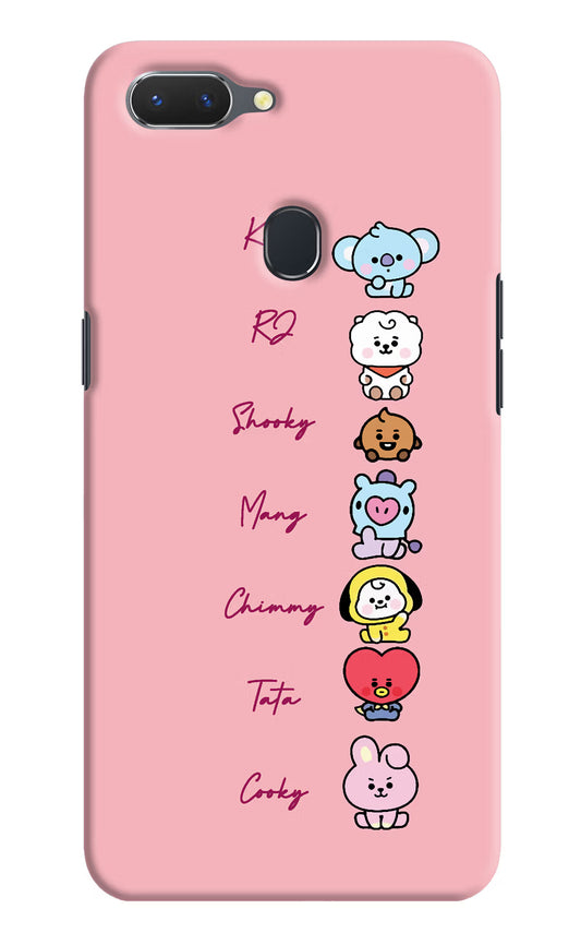 BTS names Realme 2 Hard Case Back Cover by Casekaro