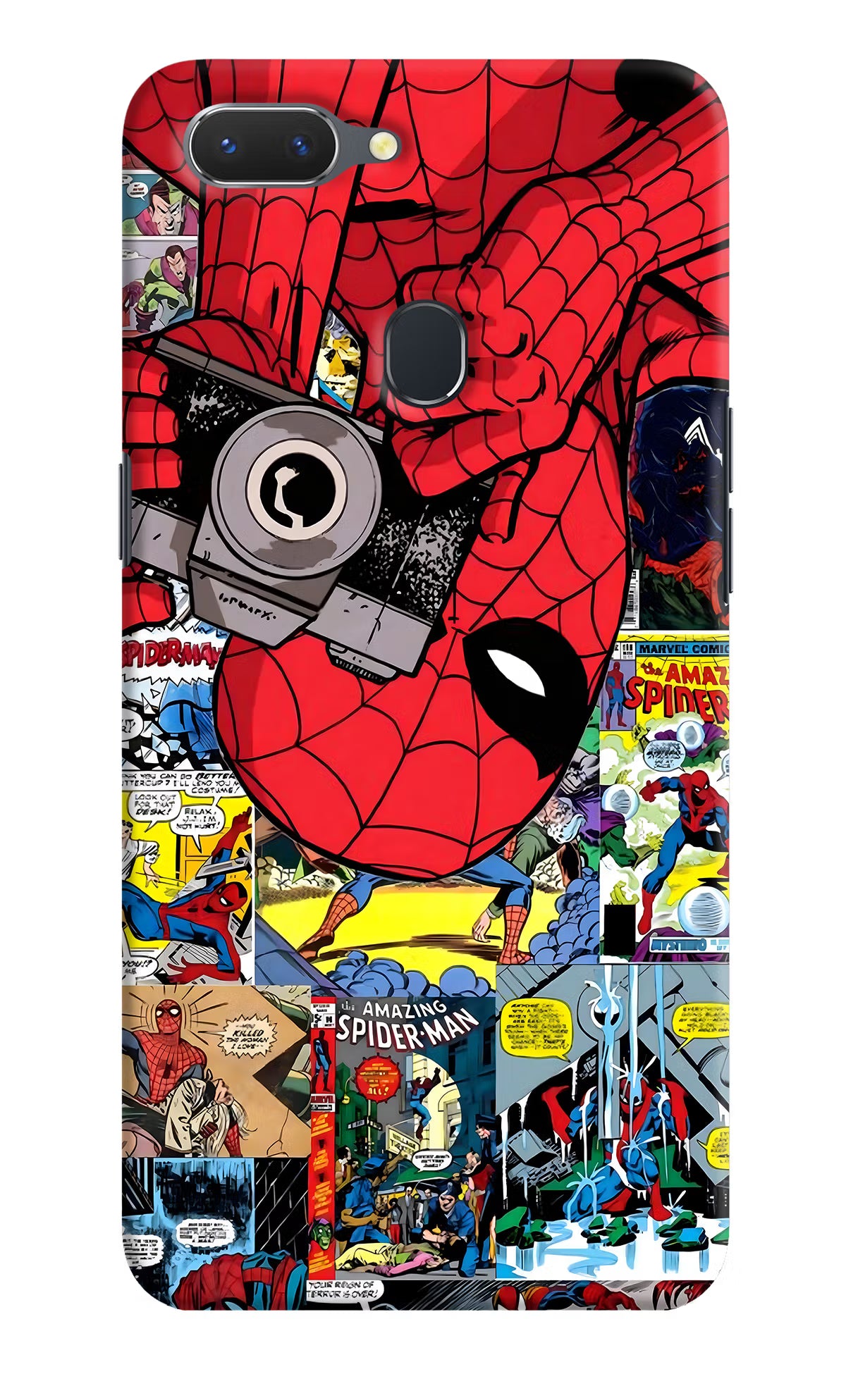 Spider Man Realme 2 Hard Case Back Cover by Casekaro