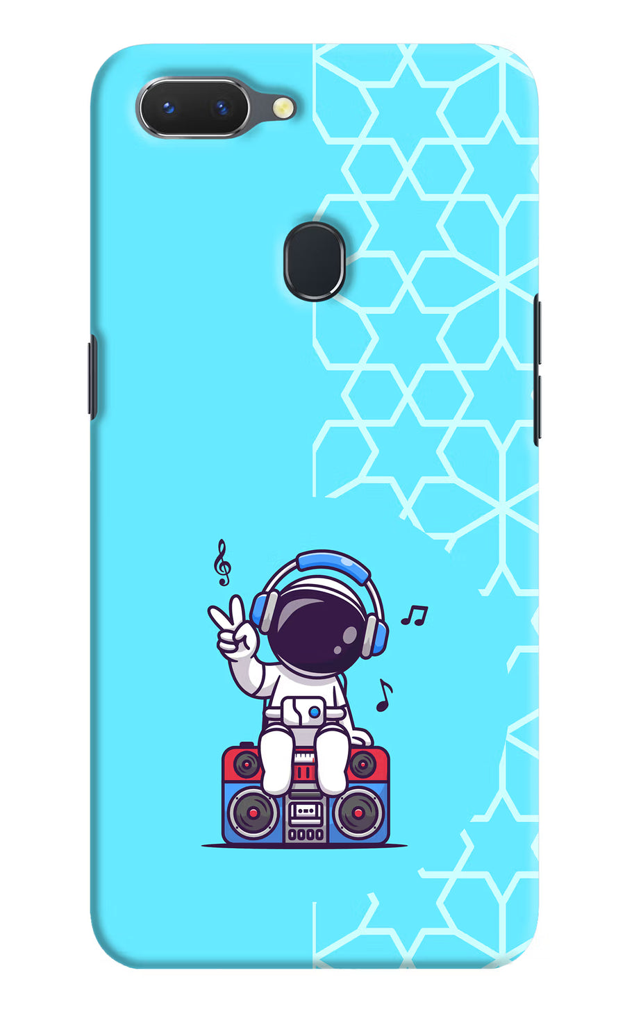 Cute Astronaut Chilling Realme 2 Back Cover, Hard case