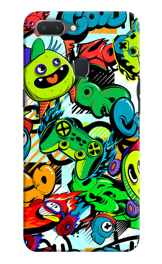 Game Doodle Realme 2 Hard Case Back Cover by Casekaro