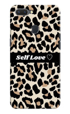 Leopard Print Self Love Realme 2 Hard Case Back Cover by Casekaro