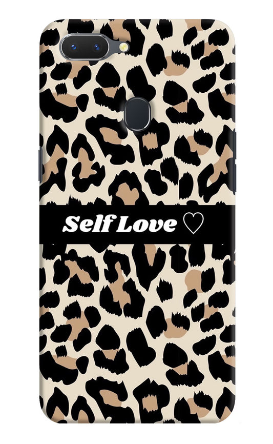 Leopard Print Self Love Realme 2 Hard Case Back Cover by Casekaro