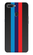 BMW Stripes Pattern Realme 2 Hard Case Back Cover by Casekaro