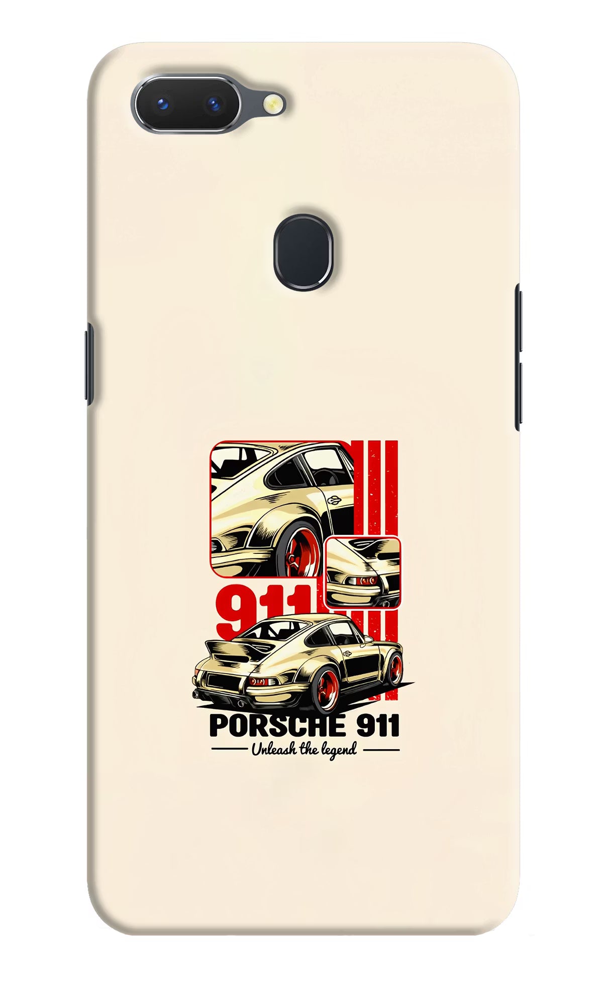 Classic Porsche 911 Realme 2 Hard Case Back Cover by Casekaro