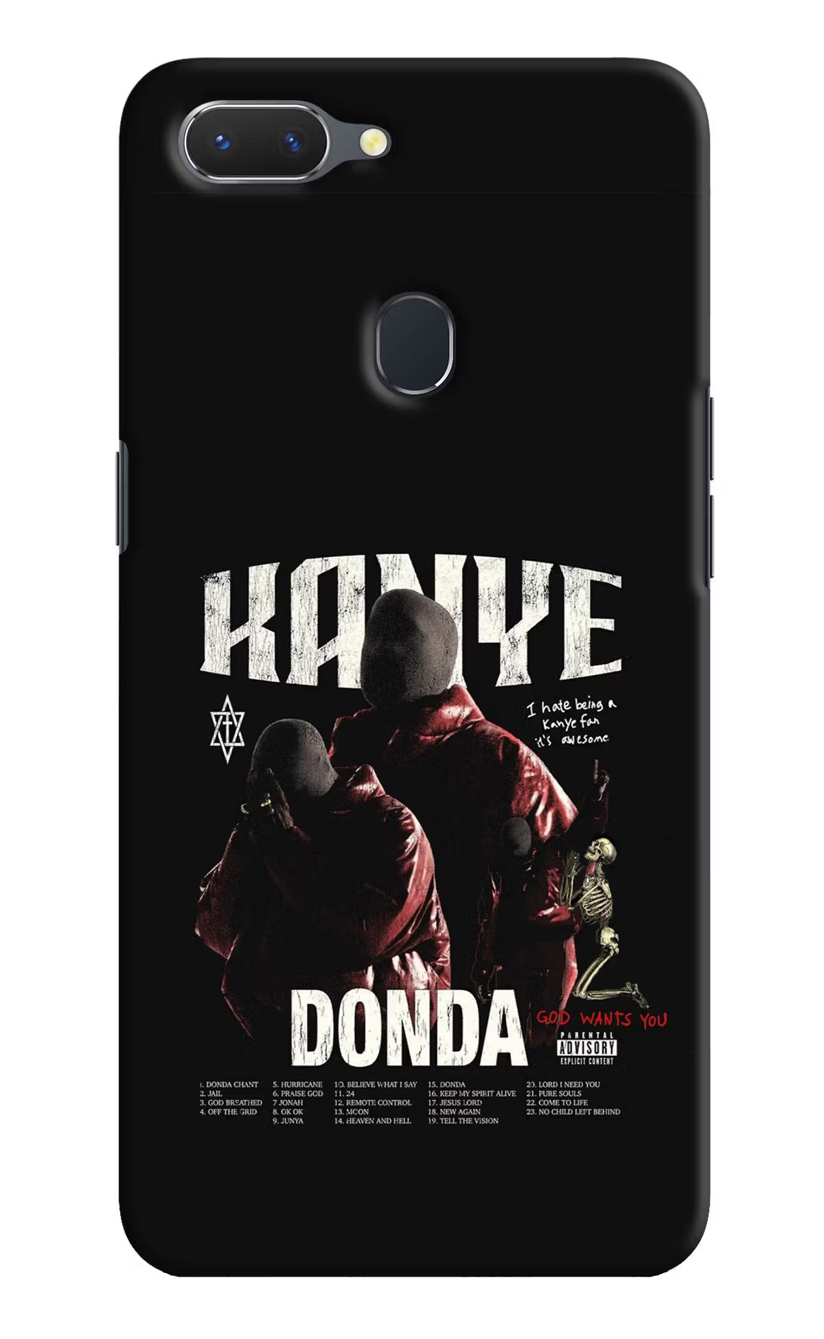 Donda Kanye West Realme 2 Hard Case Back Cover by Casekaro