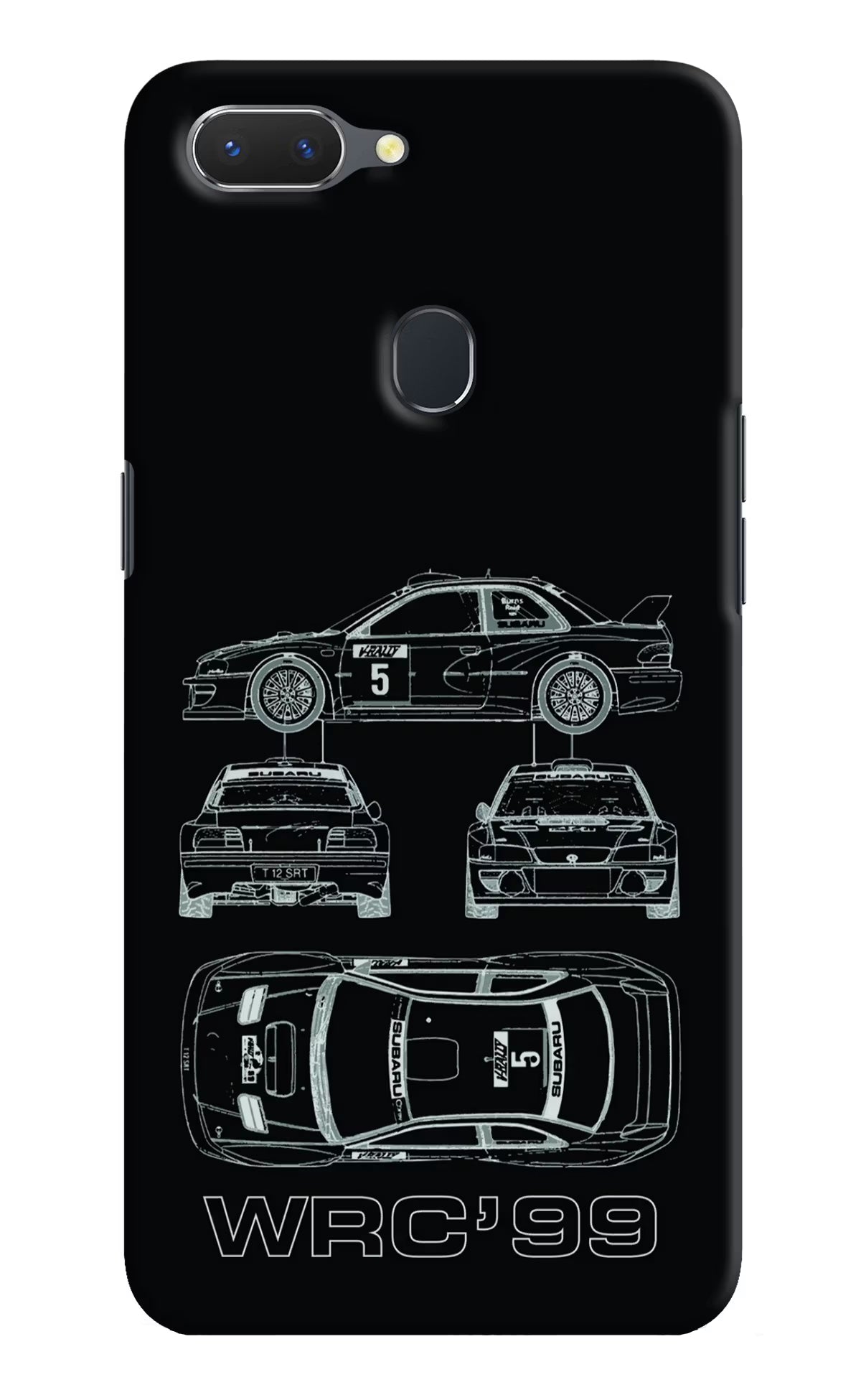 WRC'99 Realme 2 Hard Case Back Cover by Casekaro