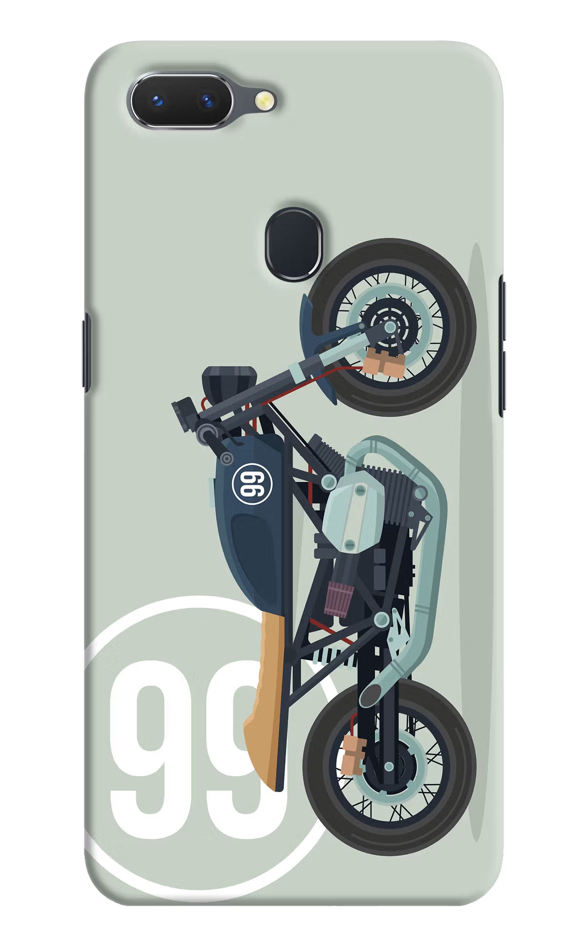 Classic Cafe Racer 99 Realme 2 Hard Case Back Cover by Casekaro