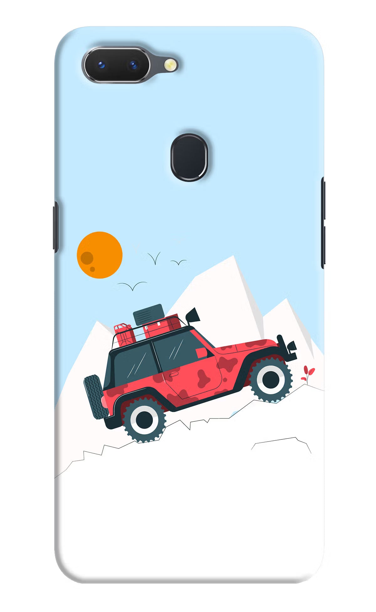 Mountain Trail Beast Realme 2 Hard Case Back Cover by Casekaro