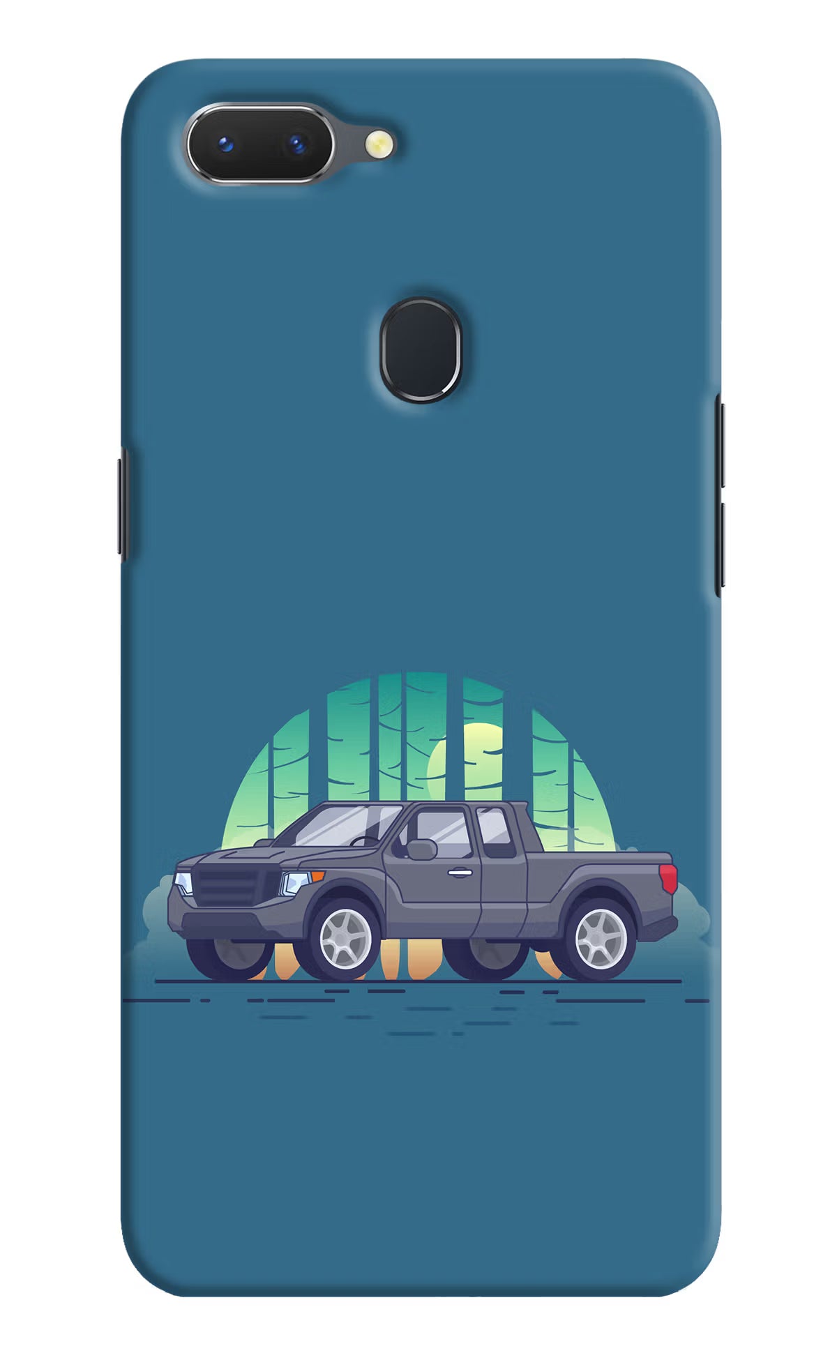 Retro Garage Vibe Realme 2 Hard Case Back Cover by Casekaro