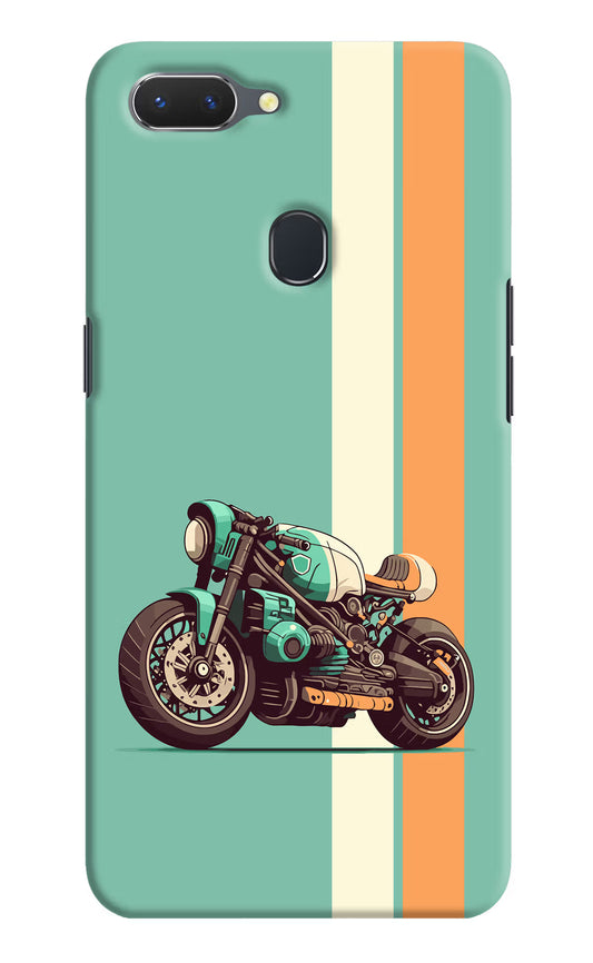 Striped Moto Drift Realme 2 Hard Case Back Cover by Casekaro