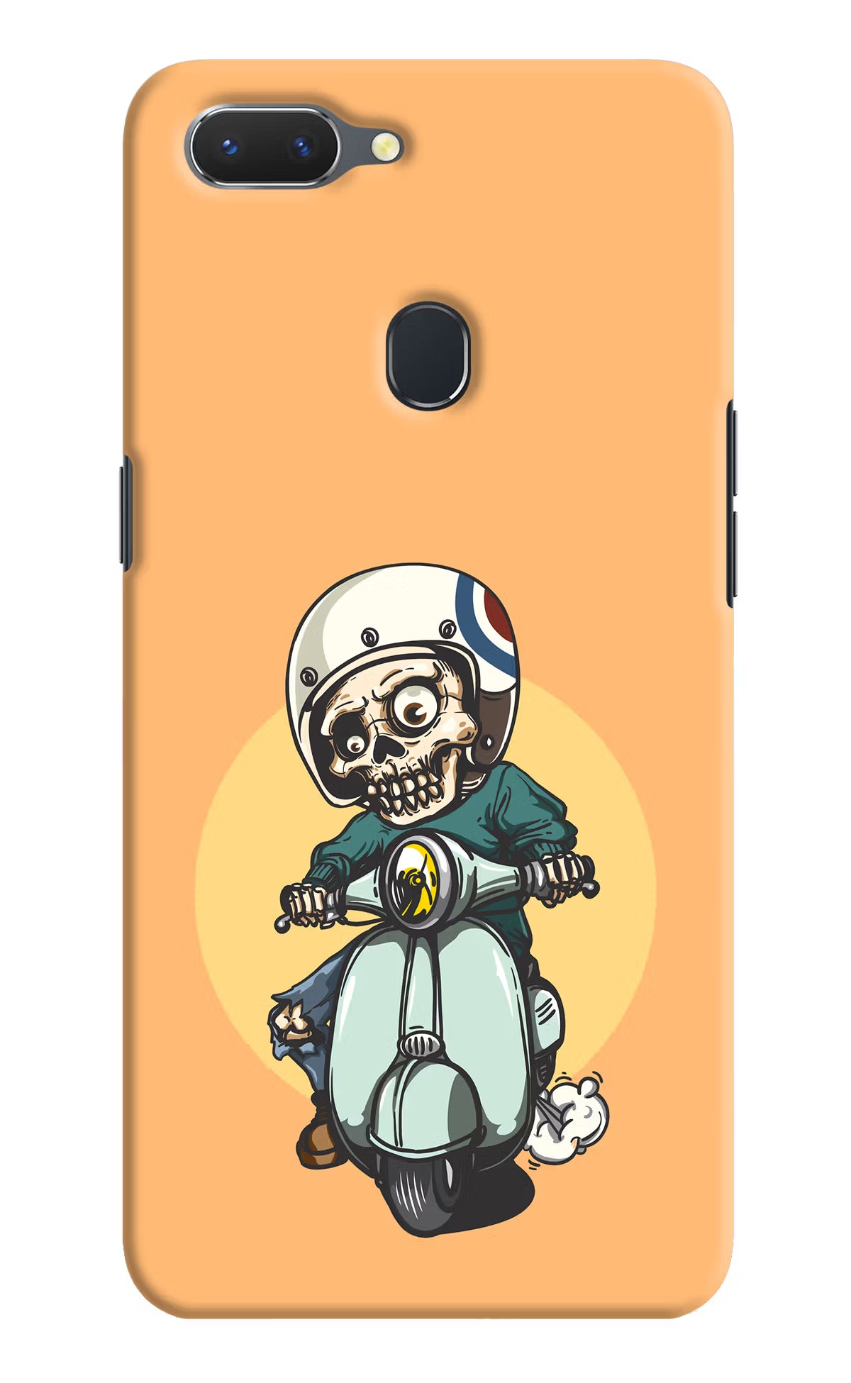 Undead Biker Realme 2 Hard Case Back Cover by Casekaro