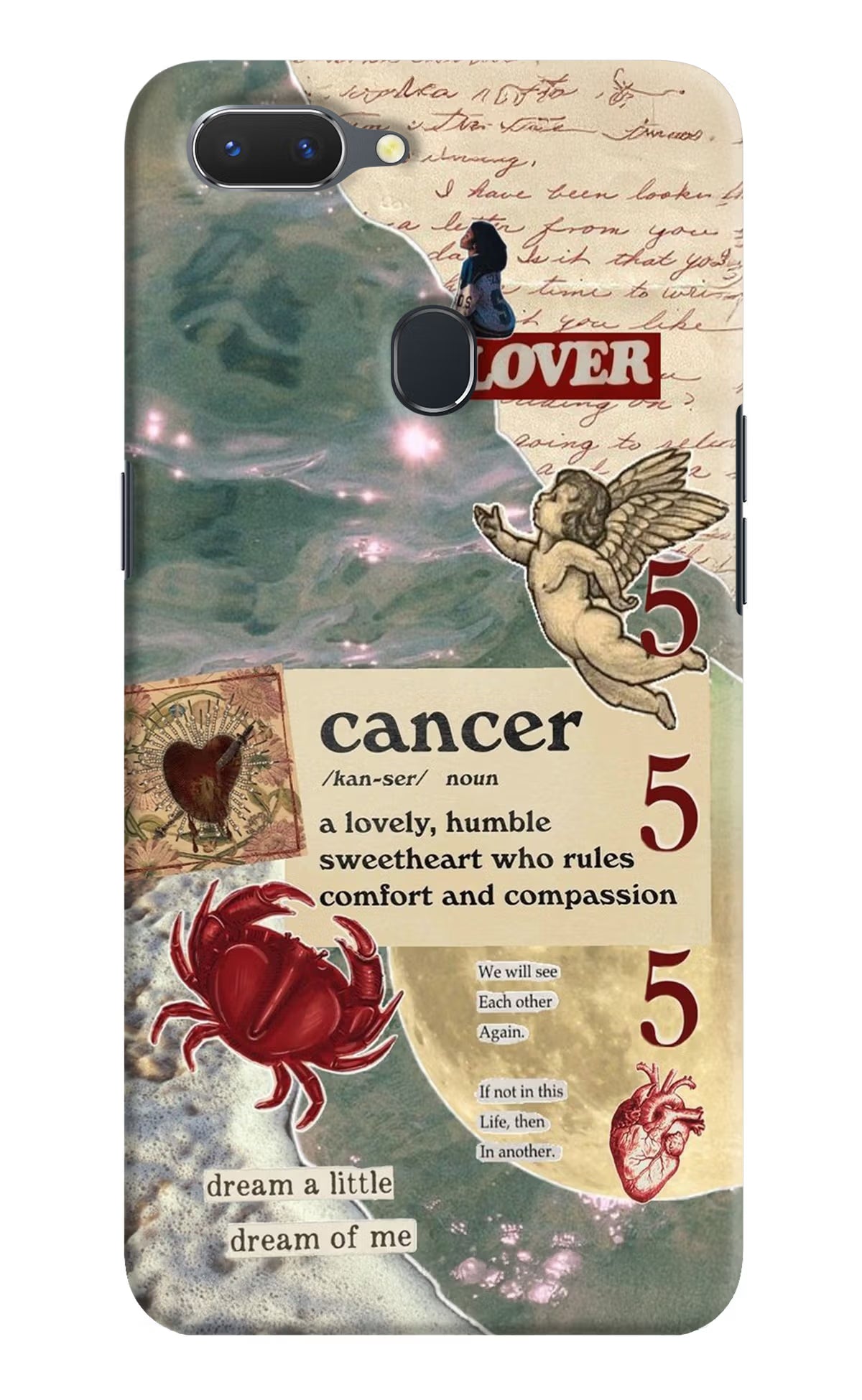 Cancer Zodiac Realme 2 Hard Case Back Cover by Casekaro